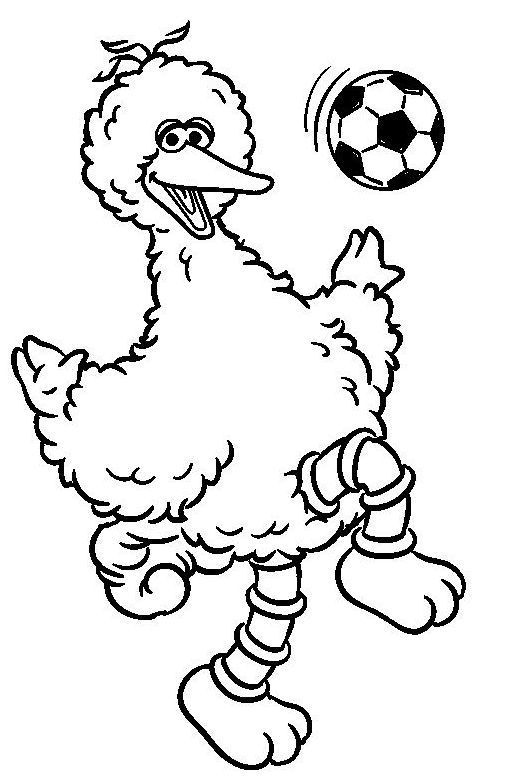 Big bird sesame street coloring page yellow colour sesame street coloring pages bird coloring pages monster coloring pages