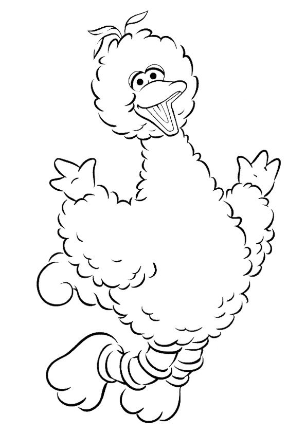 Top colorful big bird coloring pages for your little one bird coloring pages elmo coloring pages cute coloring pages