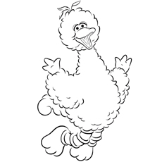 Top free printable big bird coloring pages online
