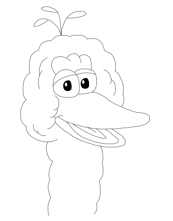 Big bird doodle by cecfan on