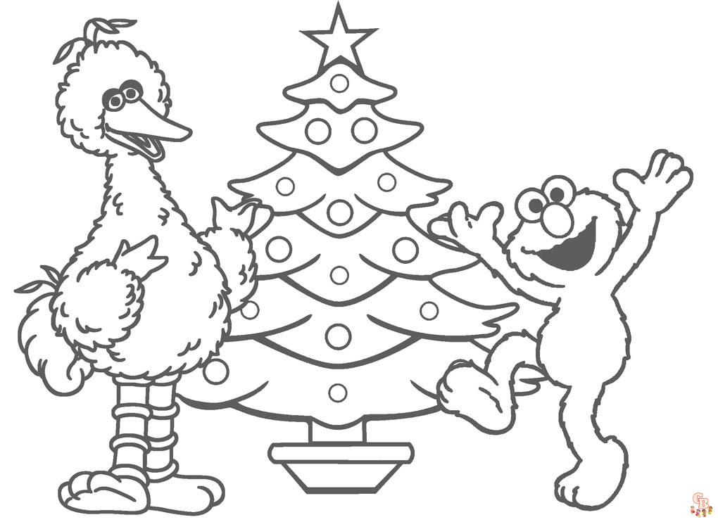 Printable sesame street coloring pages