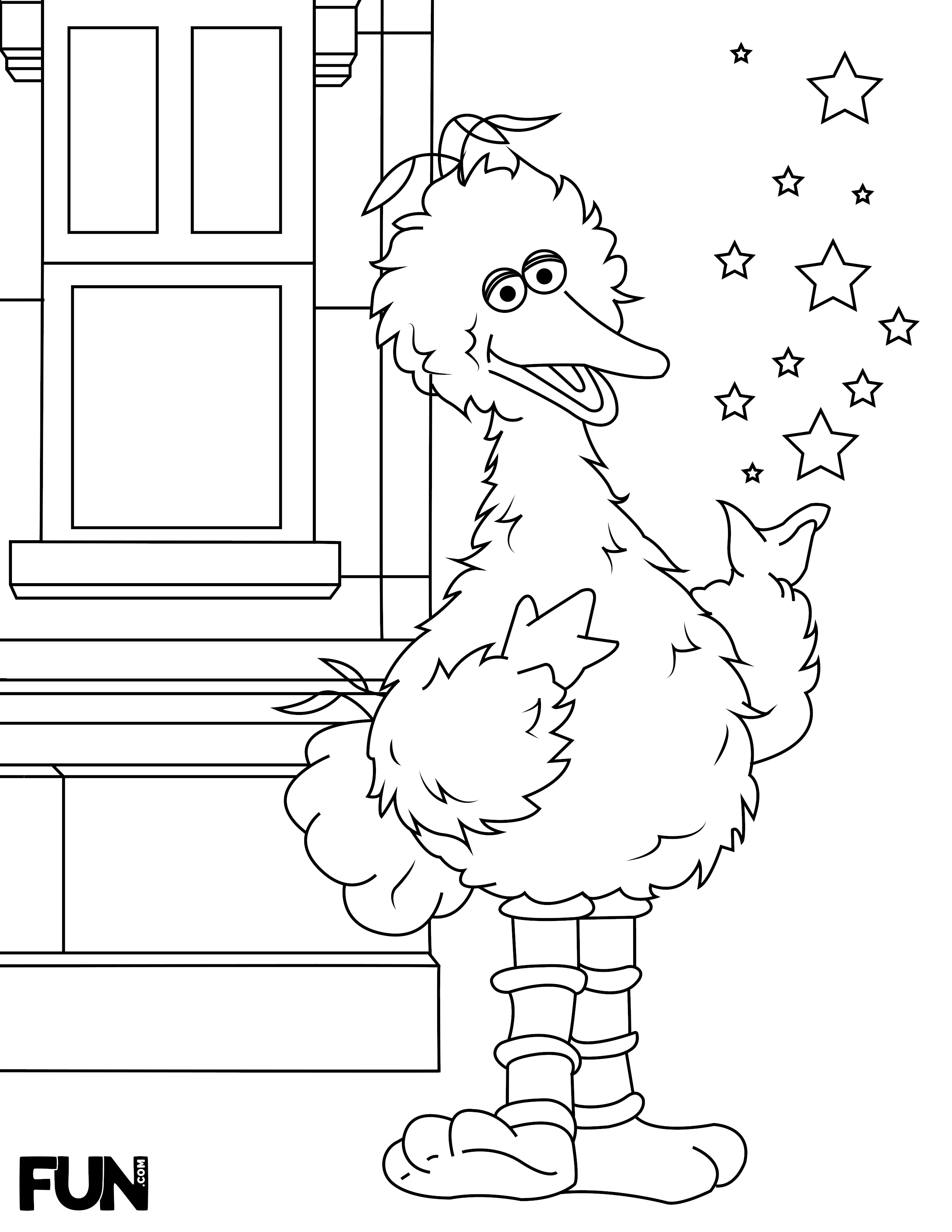 Sesame street coloring pages printables