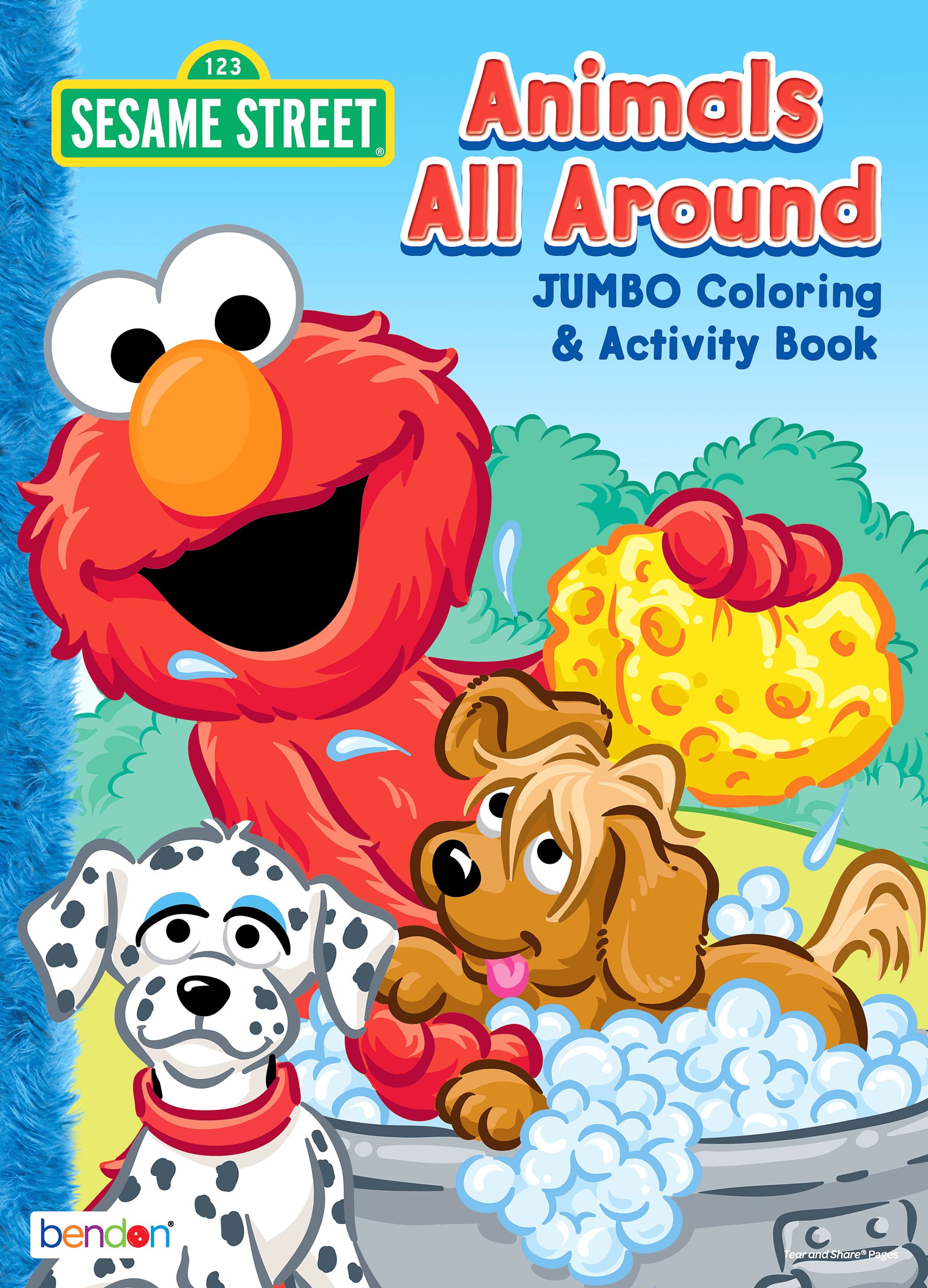 Sesame street colouring activity book party city