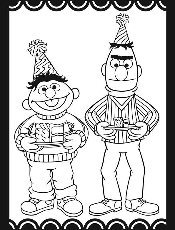 Wele to dover publications birthday coloring pages sesame street coloring pages sesame street birthday party