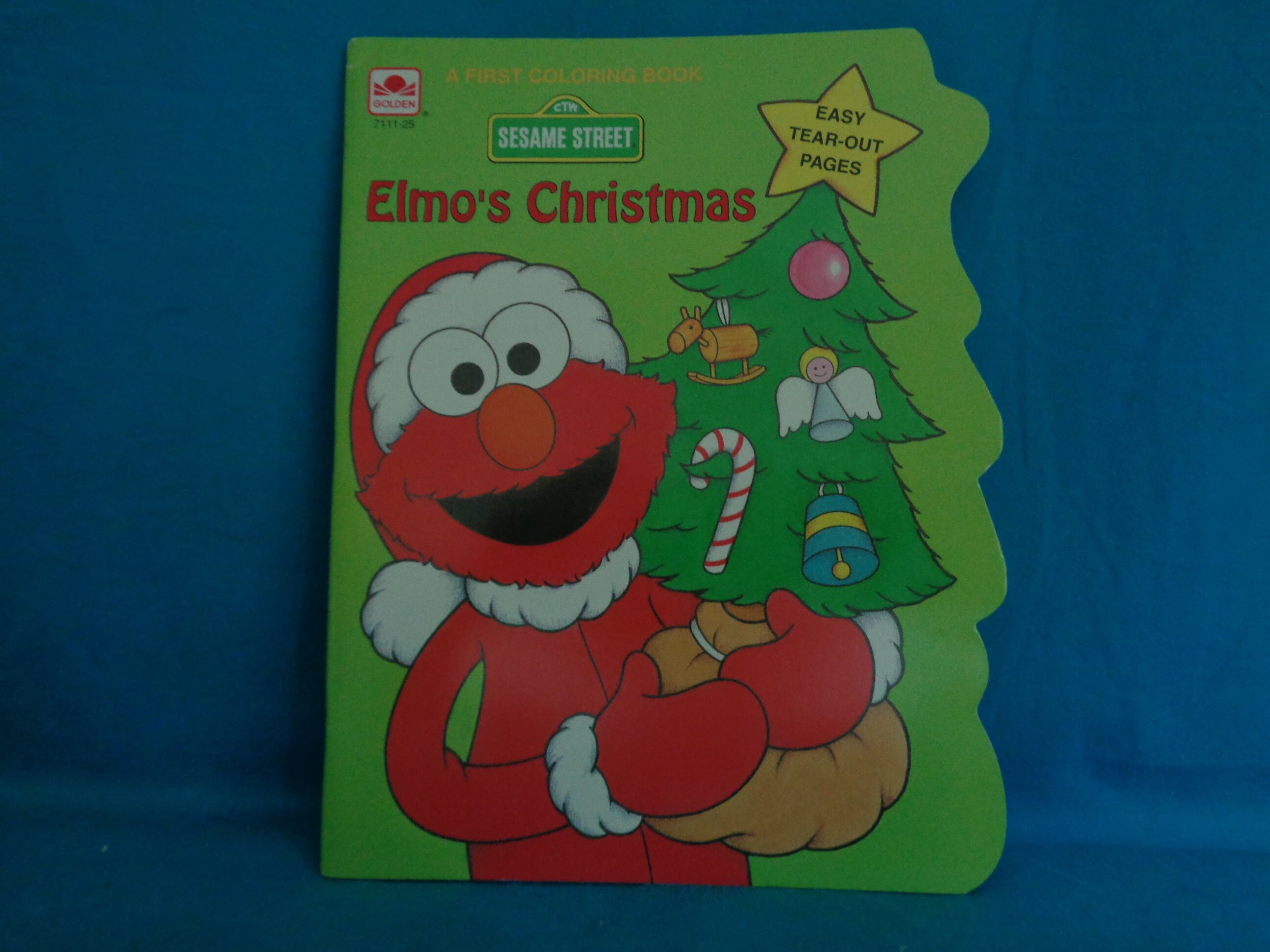 Sesame street elmos christmas a first coloring book unused