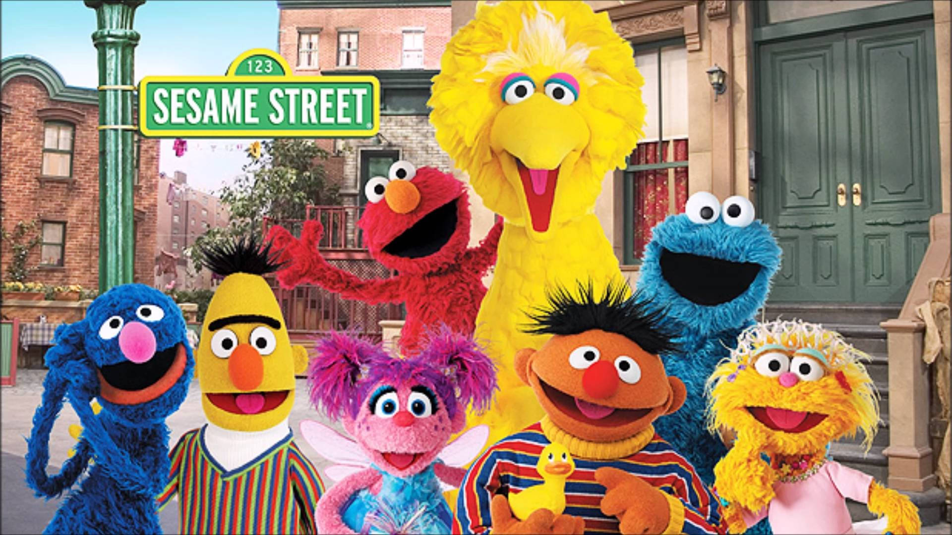 Download sesame street main characters wallpaper