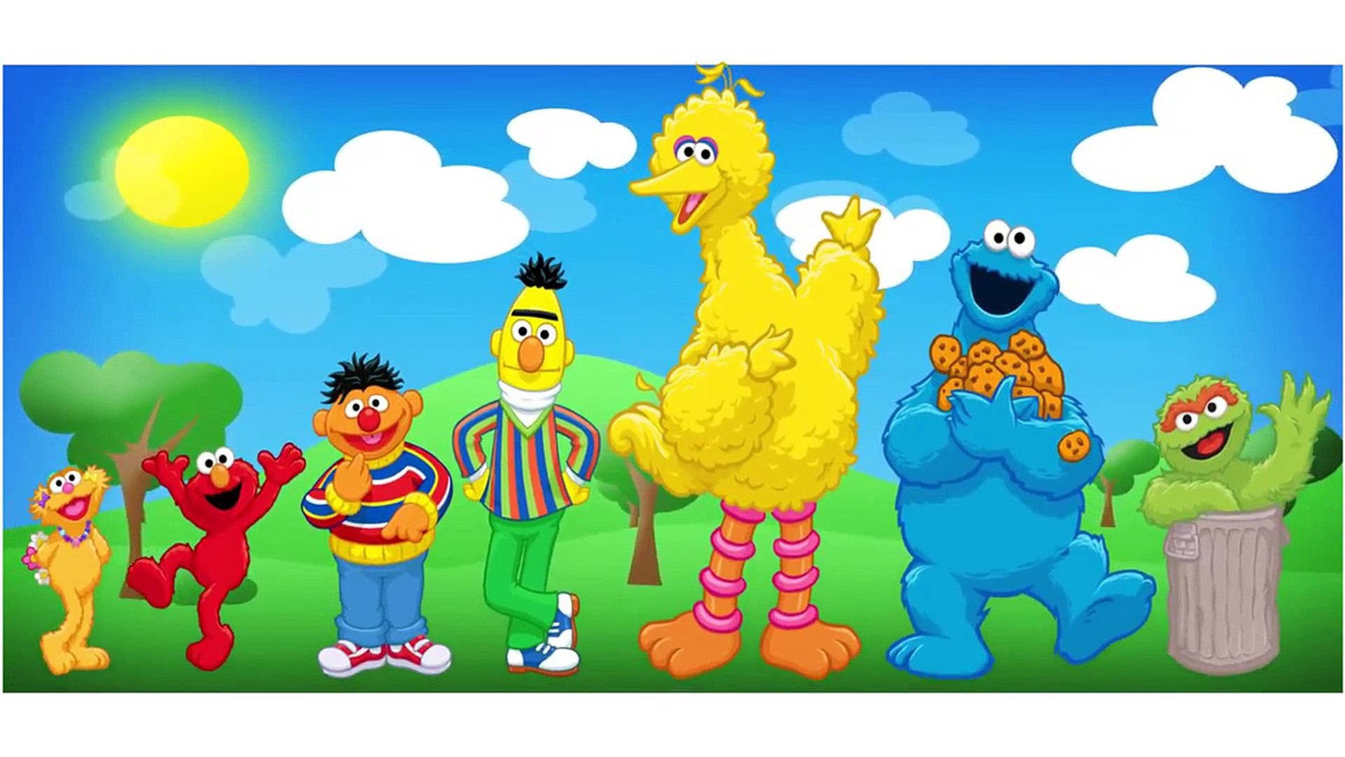 Download cartoon sesame street cover wallpaper