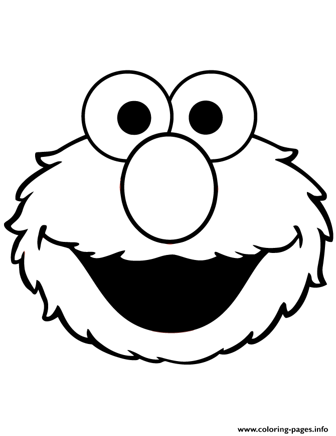 Print cute elmo face coloring pages elmo coloring pages sesame street coloring pages mermaid coloring pages