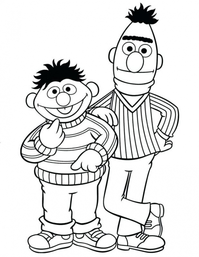 Free printable sesame street coloring pages