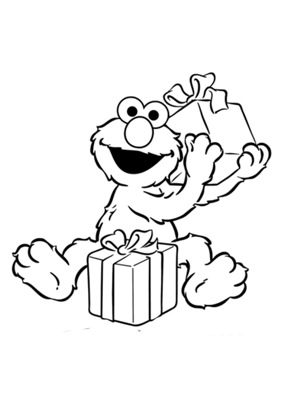 Coloring pages elmo clipart colouring page