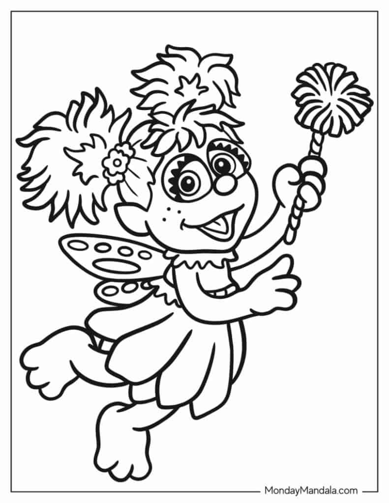 Sesame street coloring pages free pdf printables