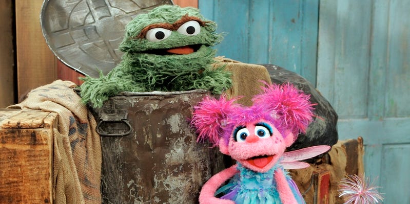 A new girl on sesame street