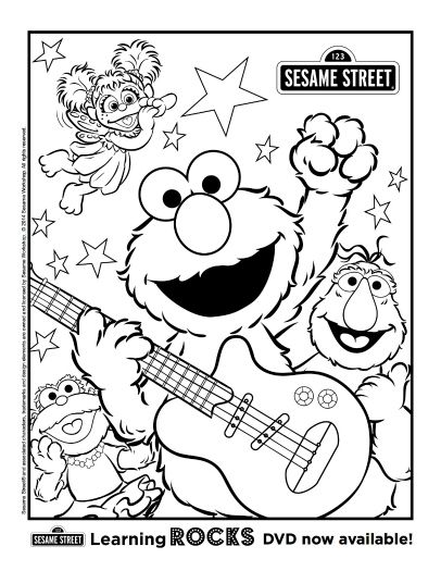 Free printable sesame street coloring page sweepsbloggers sesame street coloring pages elmo coloring pages coloring pages