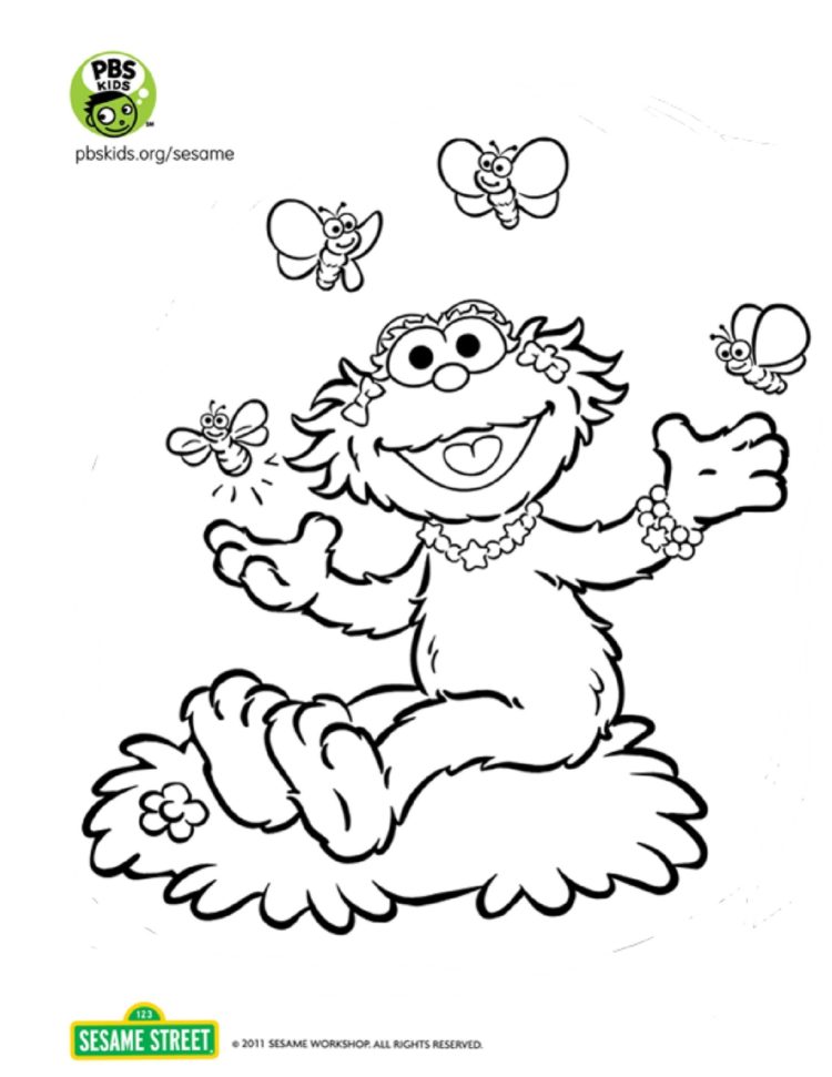 Zoe and butterflies coloring page kidsâ kids for parents