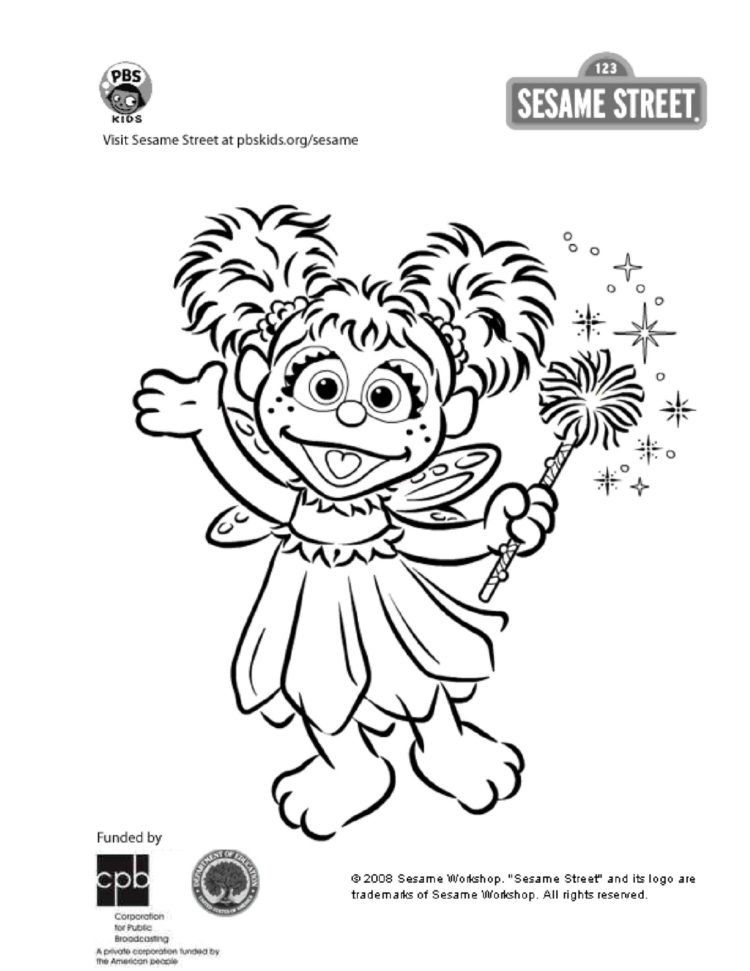 Abby cadabby coloring page kids coloringâ kids for parents