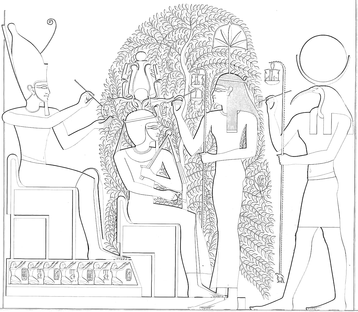 Goddess seshat and ancient public history she who presides over words wisdom and historical records