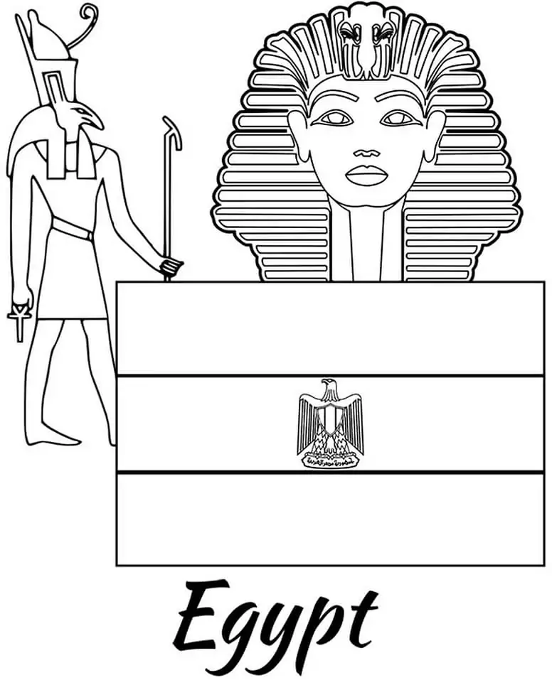 Seshat coloring page