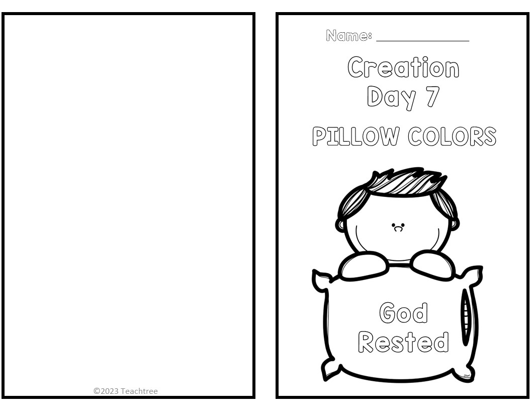 Kindergarten creation story activities day bible verse tracing and coloring made by teachers