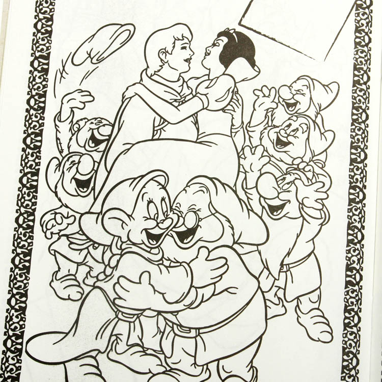 Snow white dwarfs coloring book â the russian store