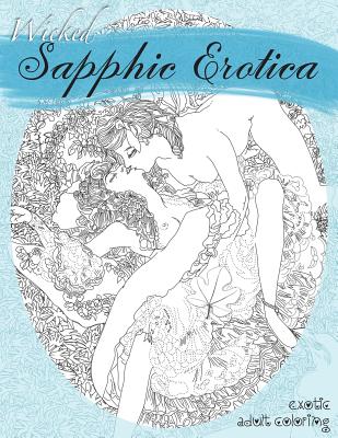 Wicked sapphic erotica a sexy adult coloring book paperback murder by the book