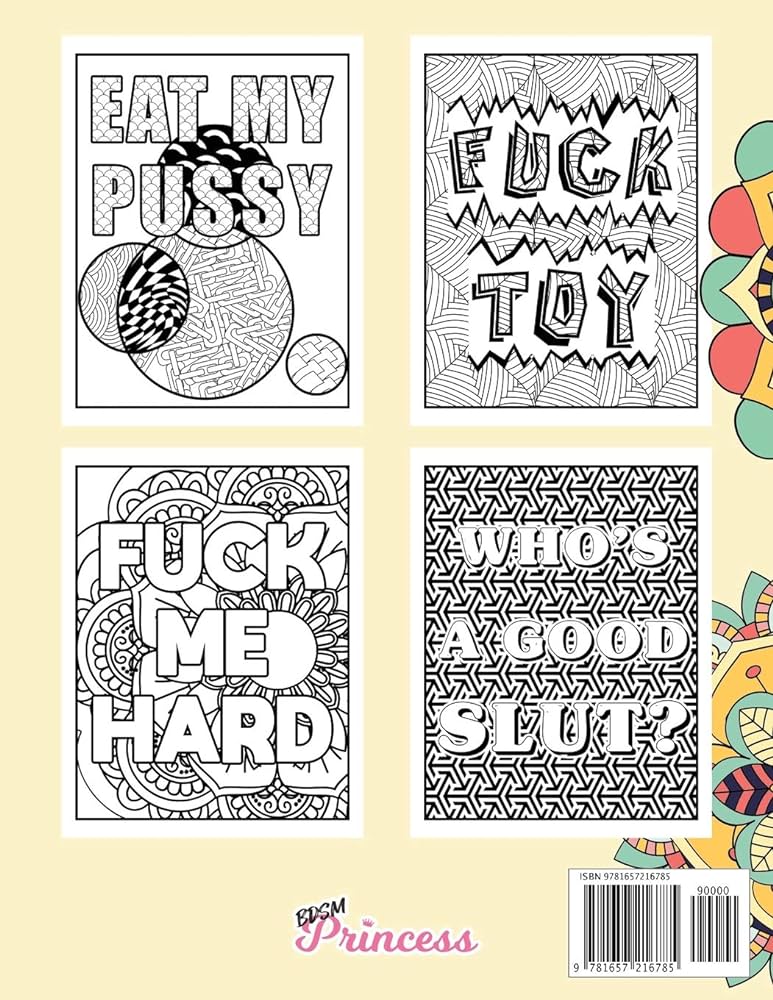Filthy phrases an adult coloring book of dirty sexual and downright filthy phrases princess bdsm books
