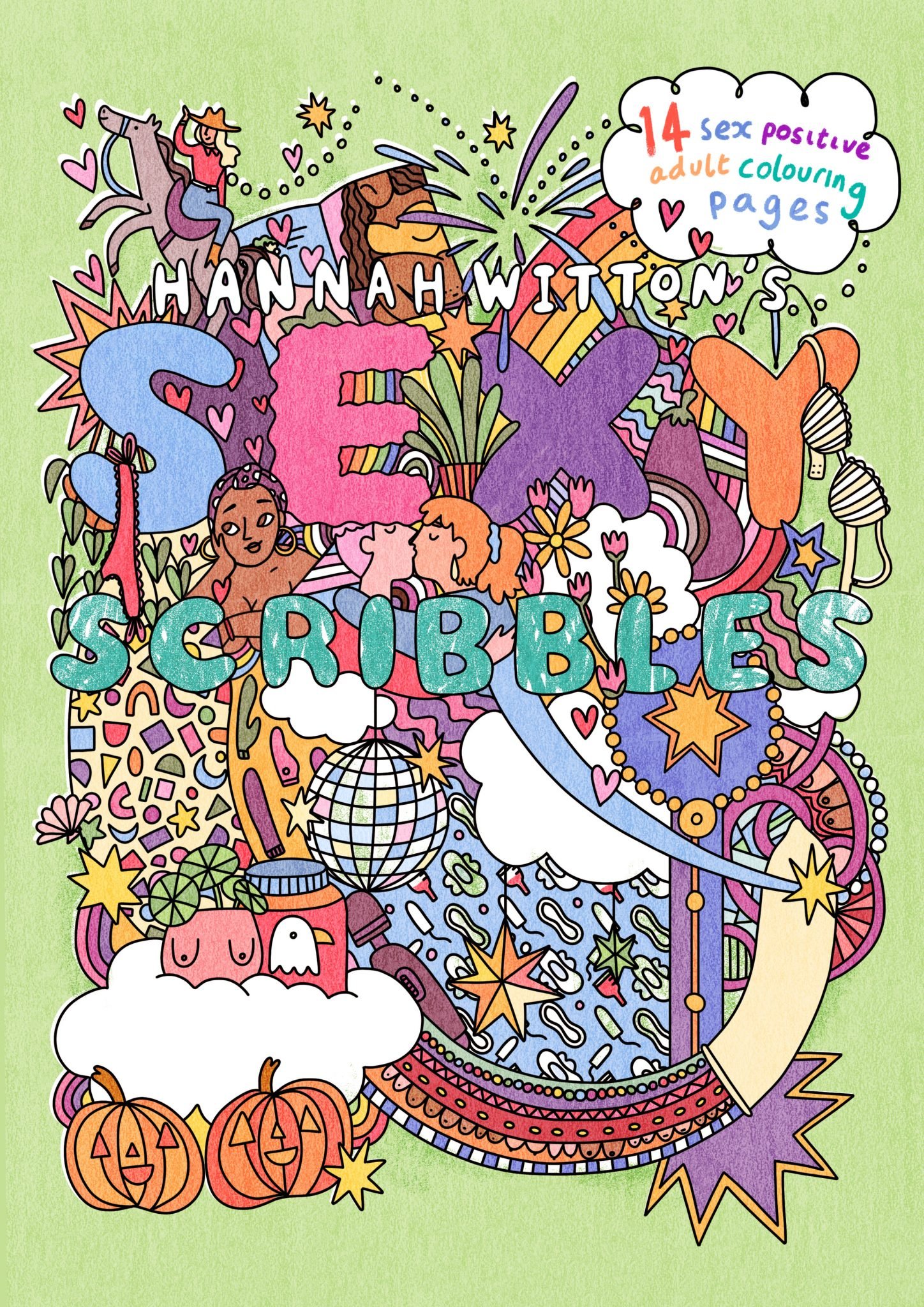 Sexy scribbles digital colouring book â hannah witton