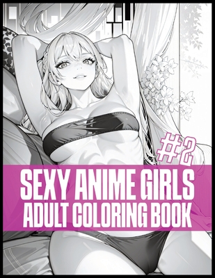 Sexy anime girls adult coloring book paperback murder by the book