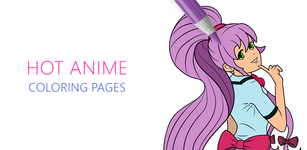 Hot anime girls coloring pages for adults by peaksel on