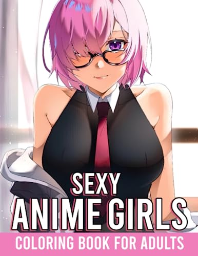 Sexy anime girls coloring book sensual beautiful chicks premium coloring pages with high