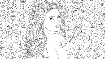 Sexy adult coloring pages vector images over