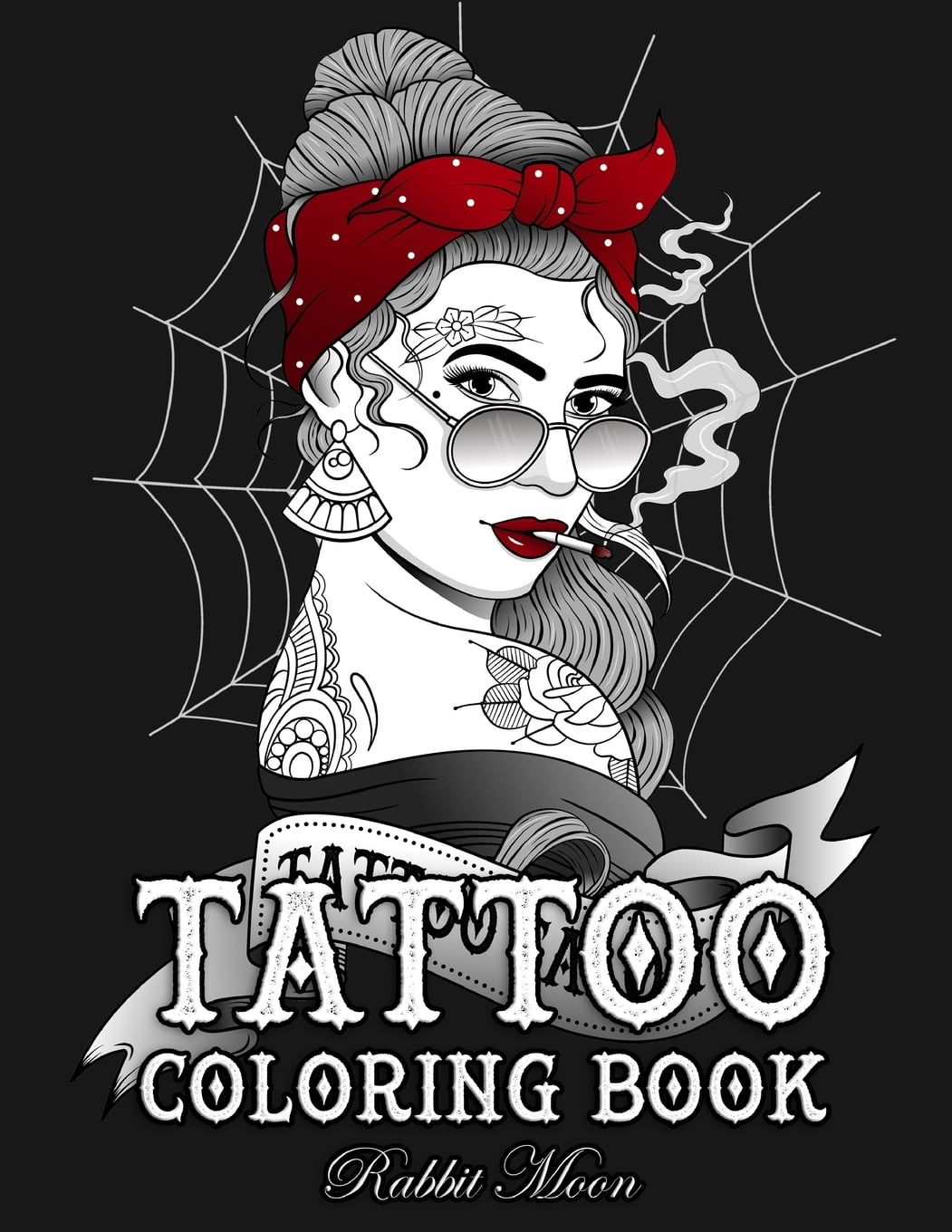 Tattoo coloring books tattoo coloring book an adult coloring book with awesome sexy and relaxing tattoo designs for men and women series paperback