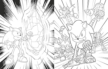 The ultimate sonic prime coloring book sonic the hedgehog spaziante patrick books