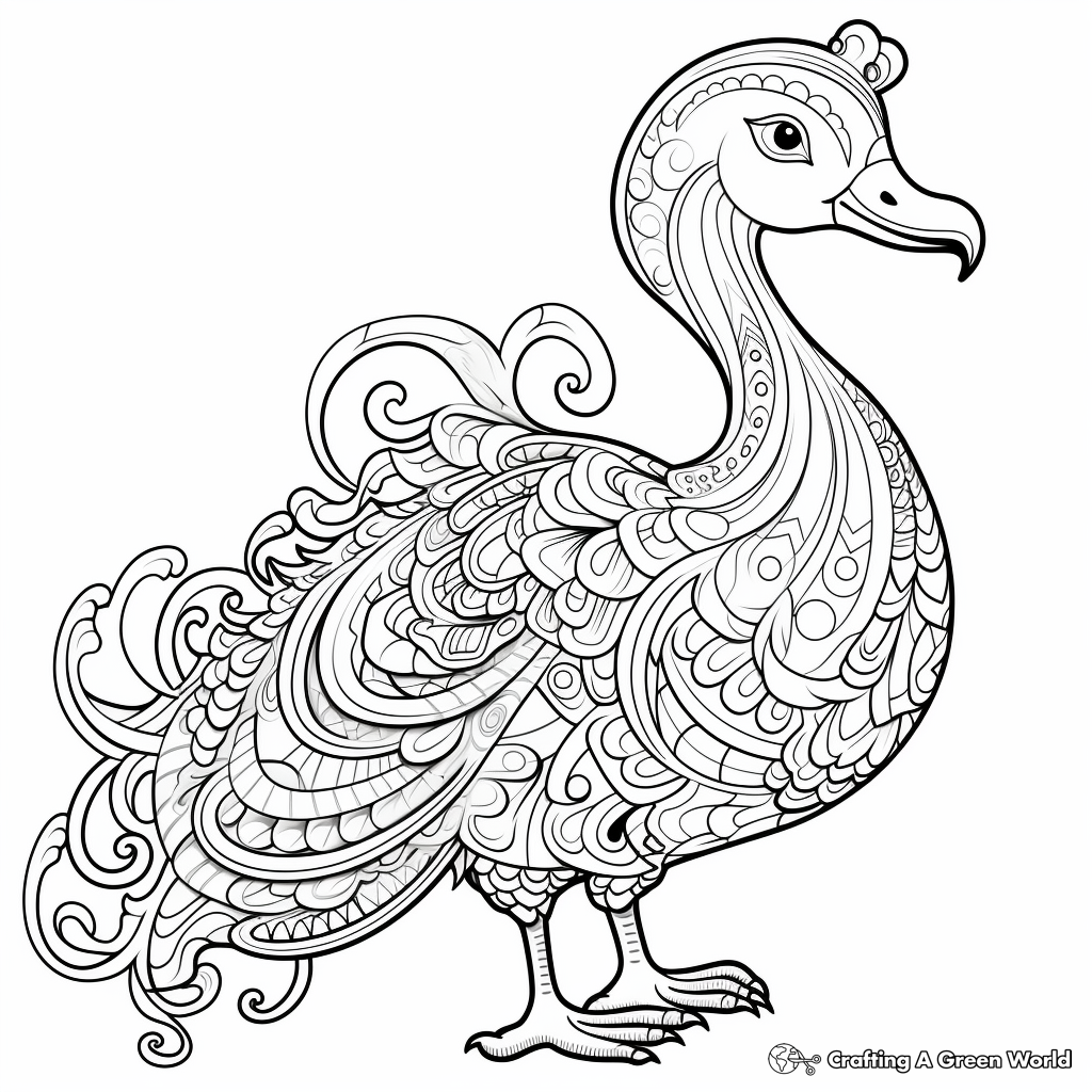 Dodo bird coloring pages