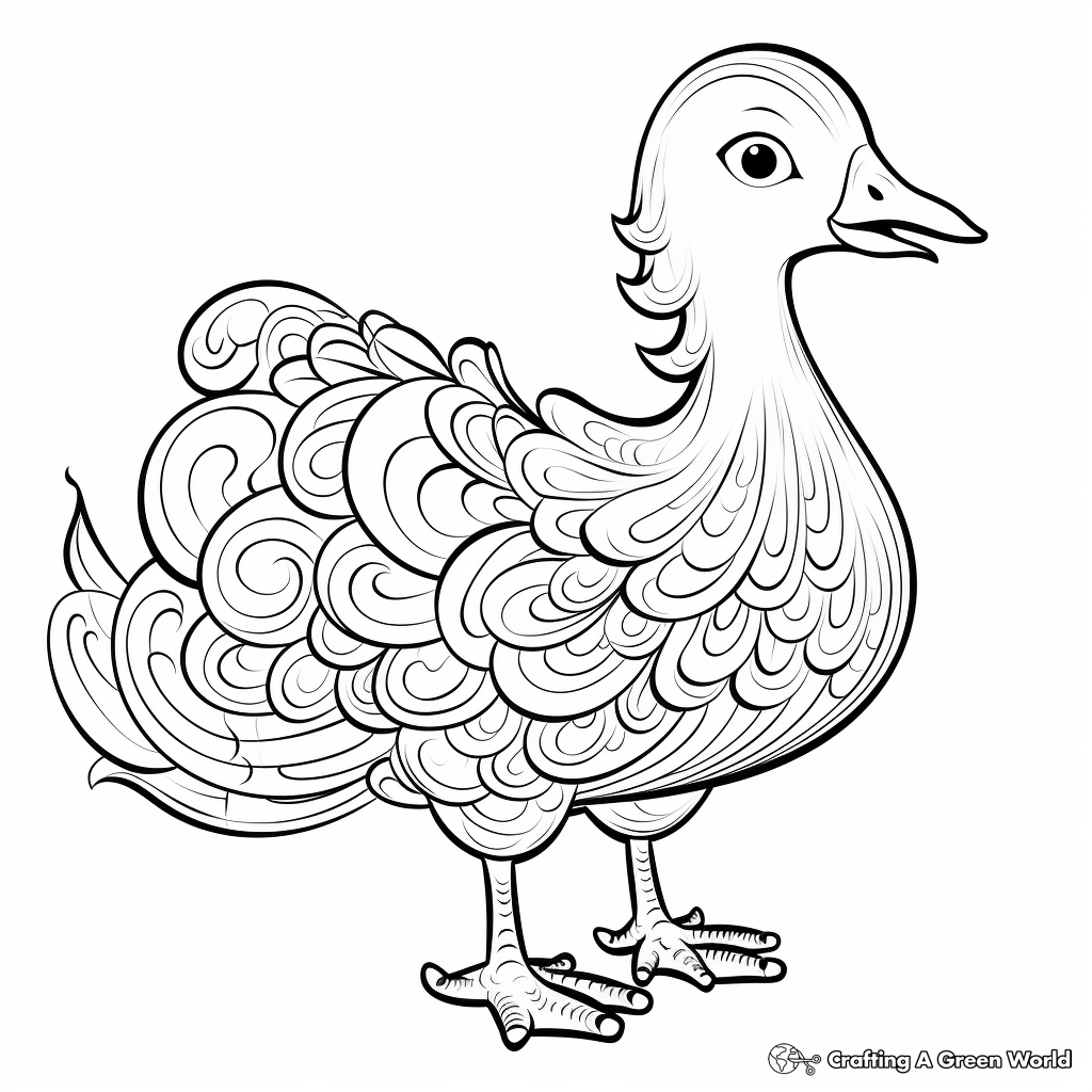 Dodo bird coloring pages