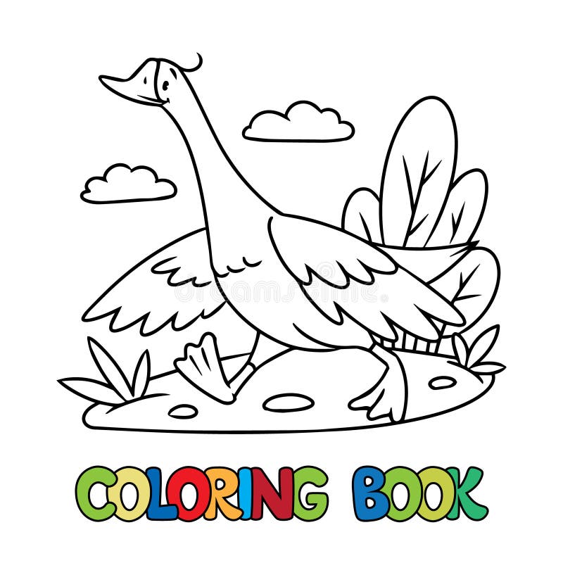 Running goose stock illustrations â running goose stock illustrations vectors clipart