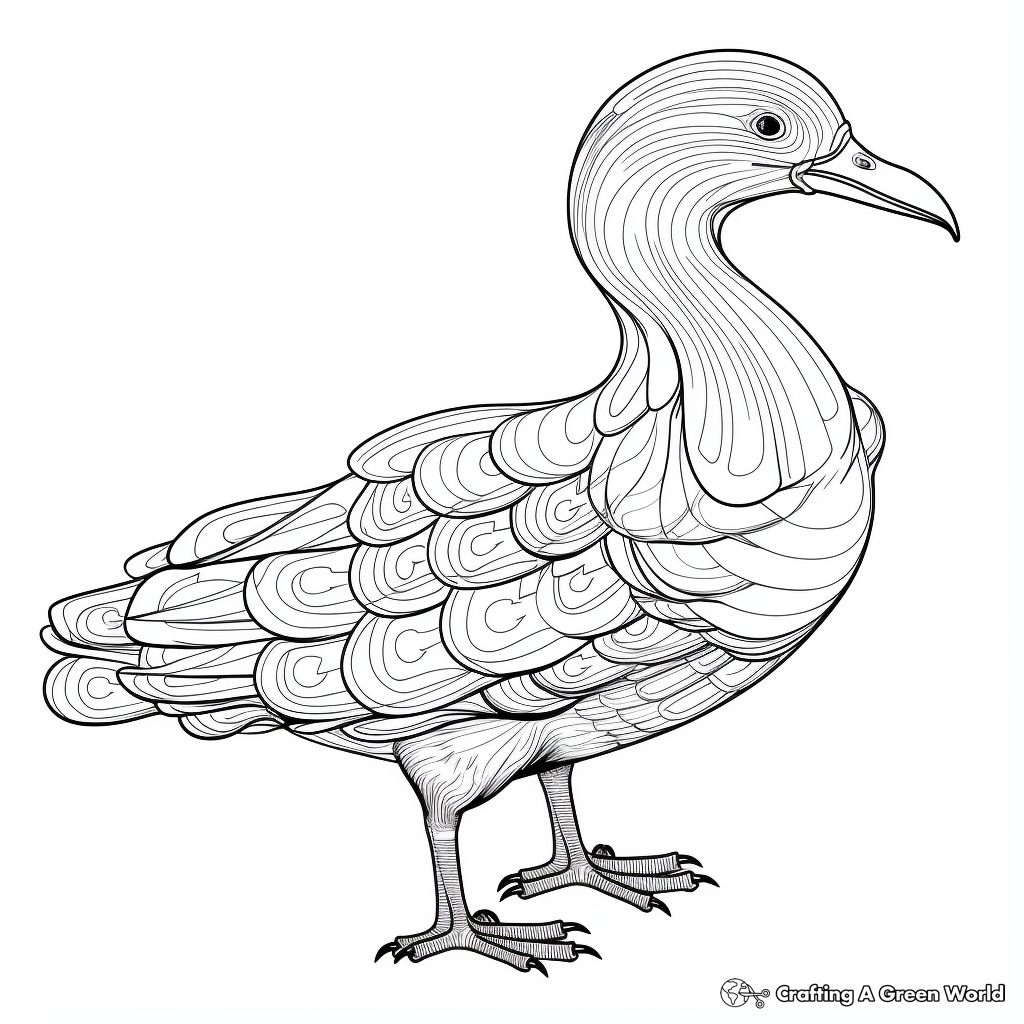 Dodo bird coloring pages