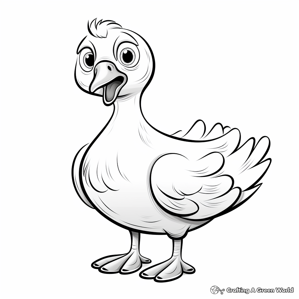 Dodo bird coloring pages