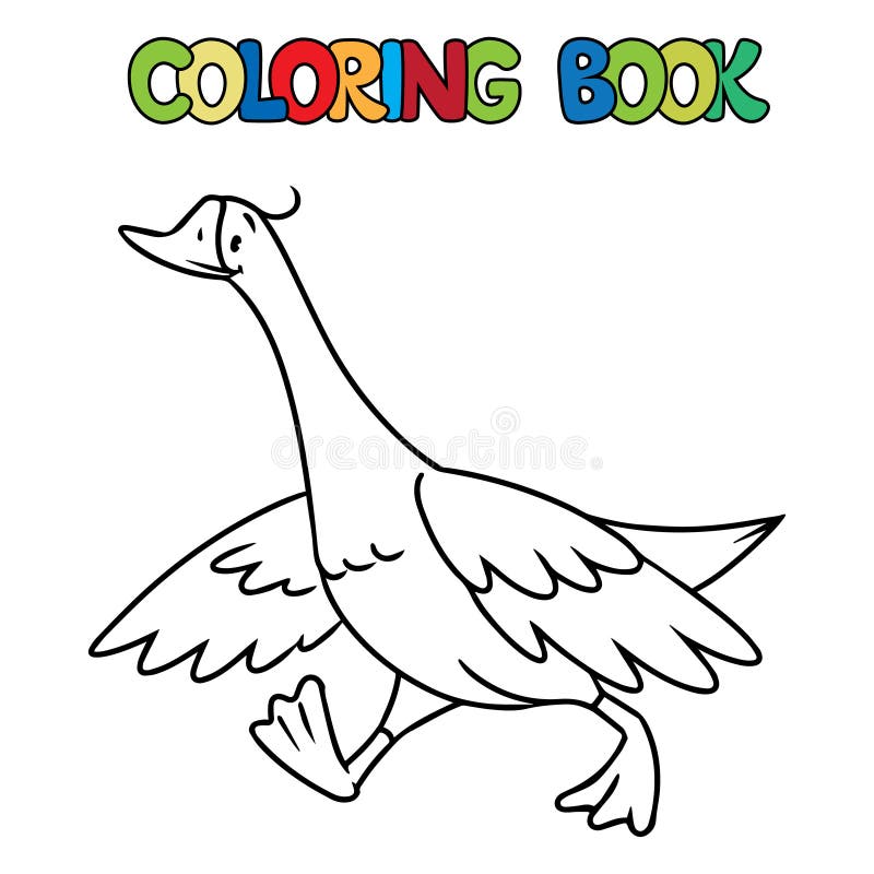 Goose running stock illustrations â goose running stock illustrations vectors clipart