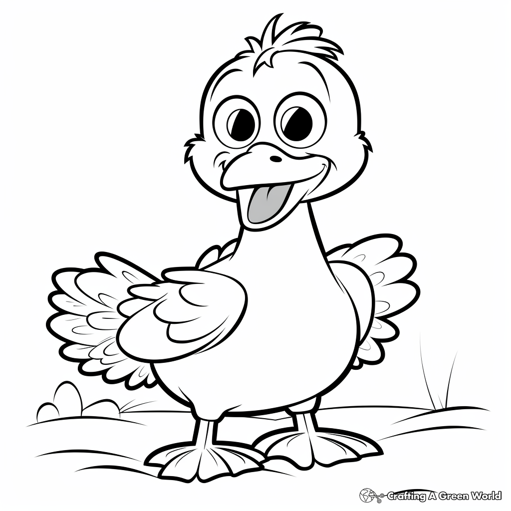 Dodo bird coloring pages