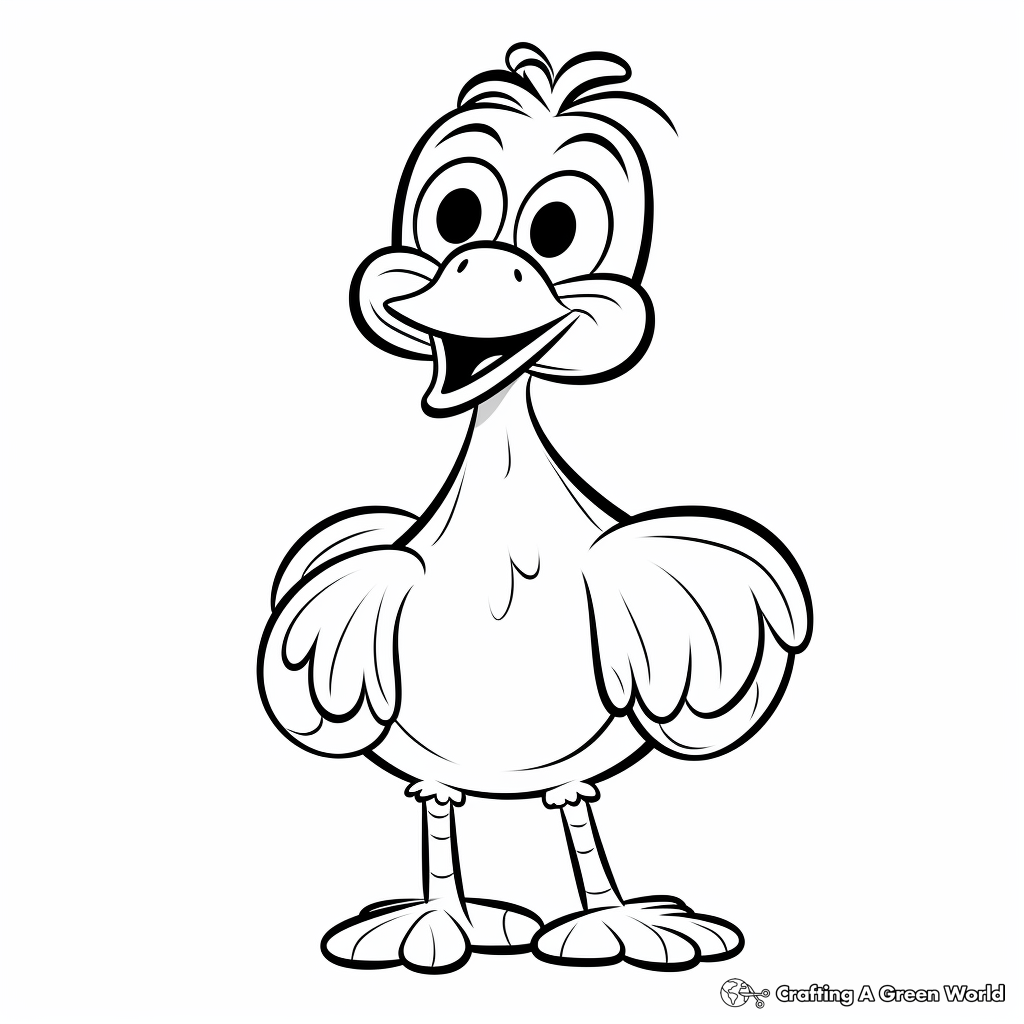 Dodo bird coloring pages