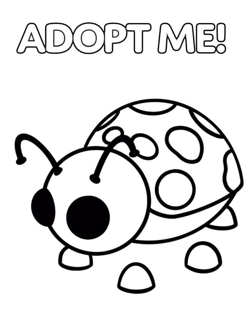 Adopt me coloring pages