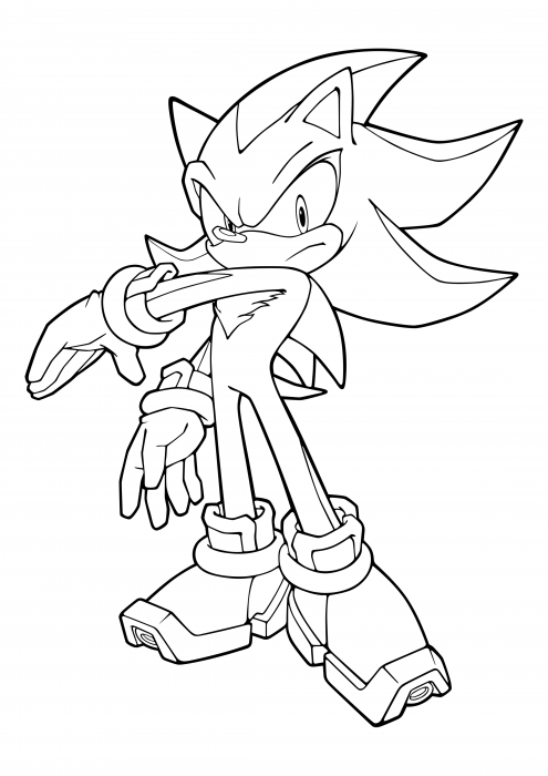 Shadow the hedgehog is reciprocated coloring pages sonic the hedgehog coloring pages