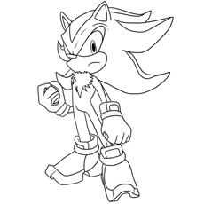 Sonic the hedgehog coloring pages