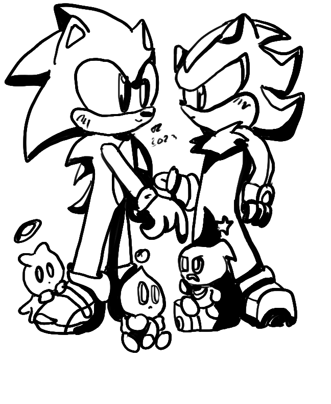 Sonic adventure redraw by soni on