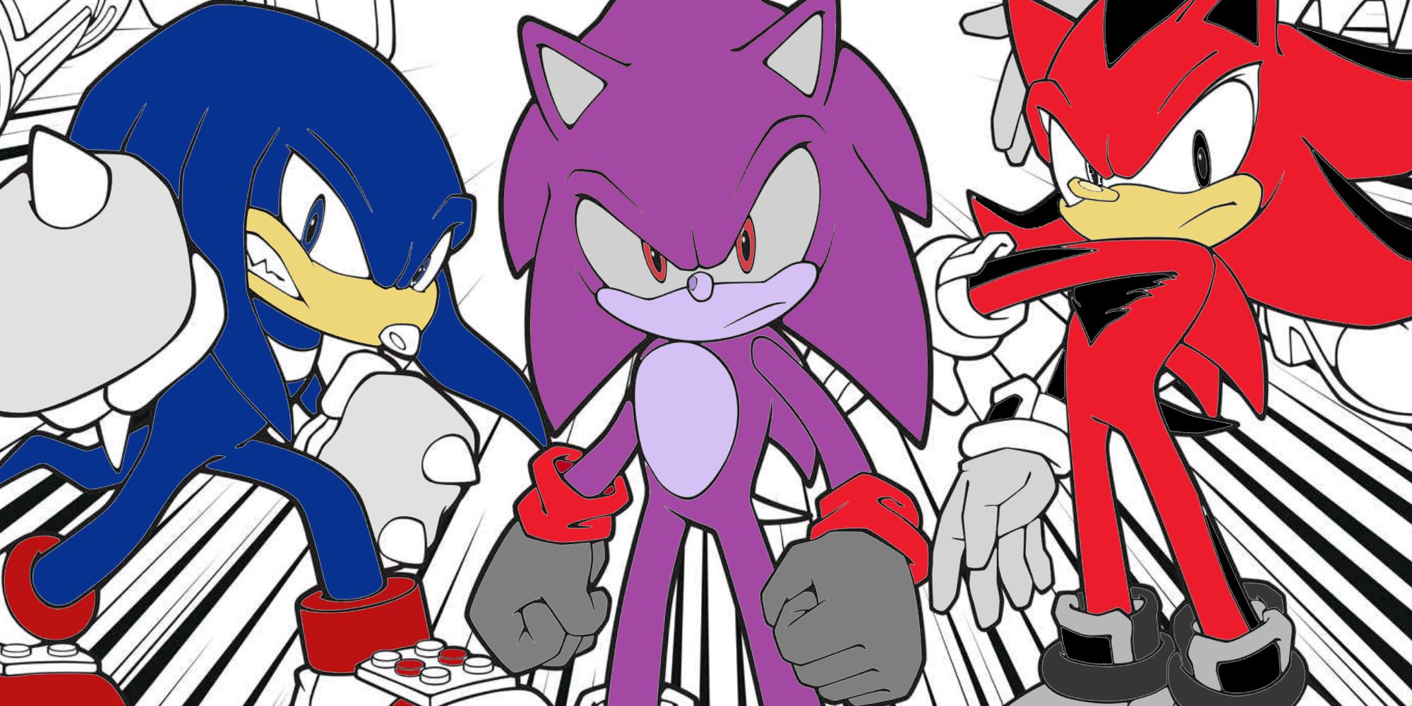 Sonic adult colouring book launches october