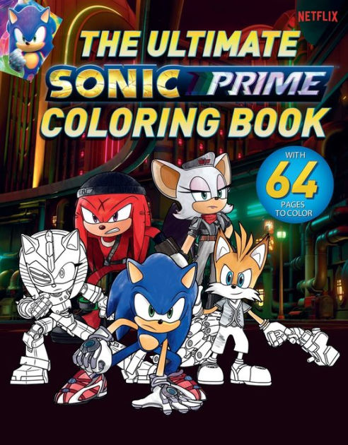 The ultimate sonic prime coloring book by patrick spaziante paperback barnes noble