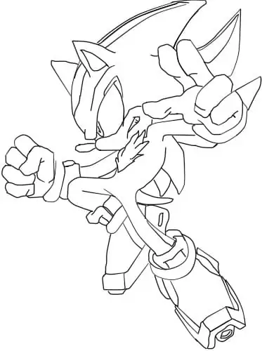 Shadow the hedgehog malvorlagen