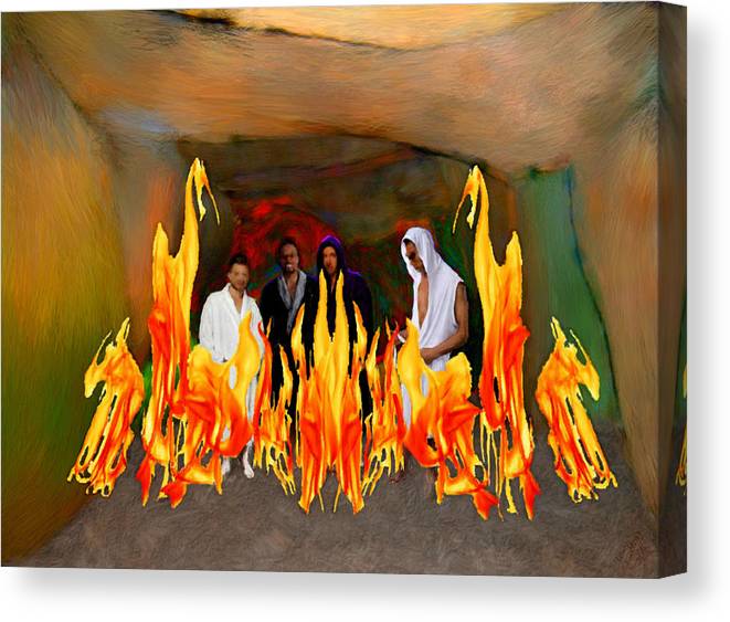 Shadrach meshach and abednego canvas print canvas art by bruce nutting