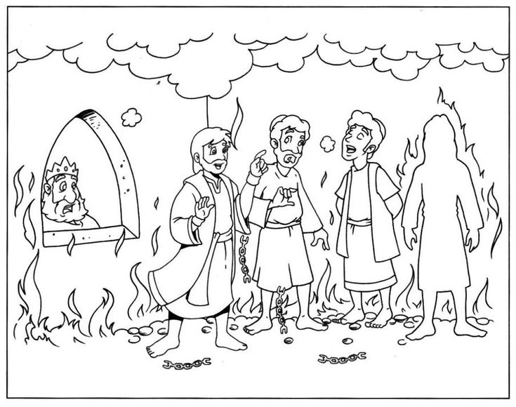 Shadrach meshach and abednego coloring pages sketch coloring page sunday school coloring pages bible crafts preschool bible coloring pages