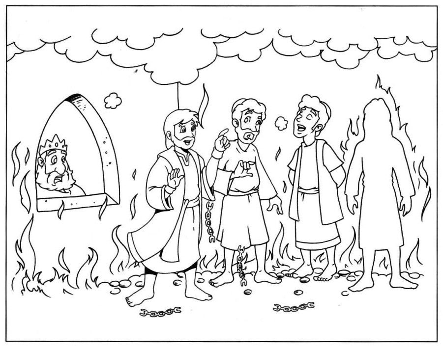 Shadrach meshach and abednego coloring pages sketch coloring page sunday school coloring pages bible crafts preschool bible coloring pages